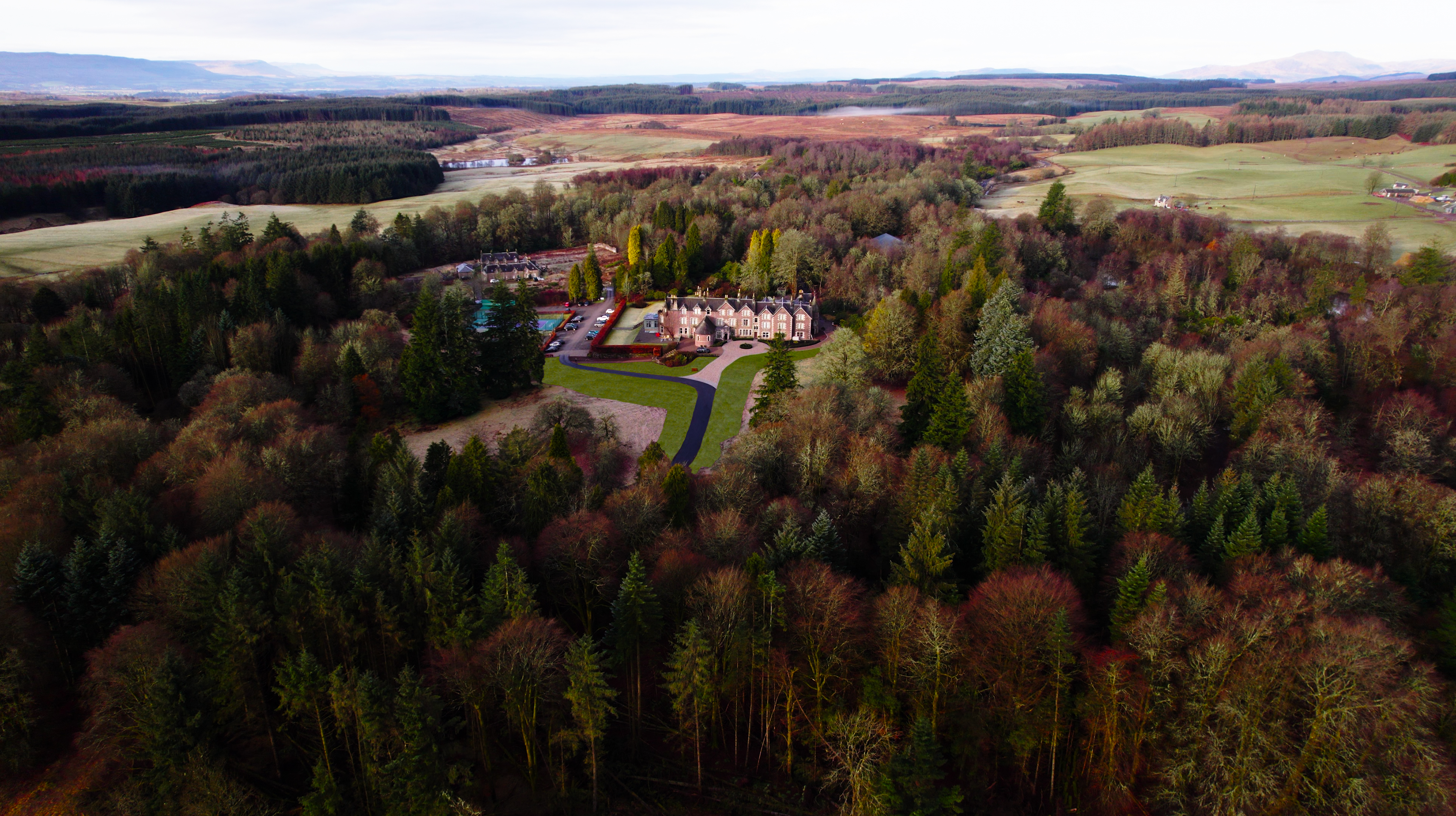 Aerial view of Cromlix 