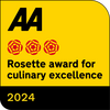 Restaurant AA 3 Rosette Award 2024